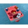 Frontier Storage 19.5 in. x 16 in. x 3 in. Coral Pool Floating Drink Tray by VOS -Pool Supplies Sales Store coral vos pool floats vos cc 64 1000