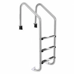 Swimming Pool Ladder 3-Step Stainless Steel for In Ground Pool by Costway