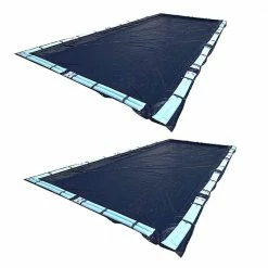 20 ft. x 40 ft. Rectangular In Ground Winter Swimming Pool Cover (2-Pack) by Swimline