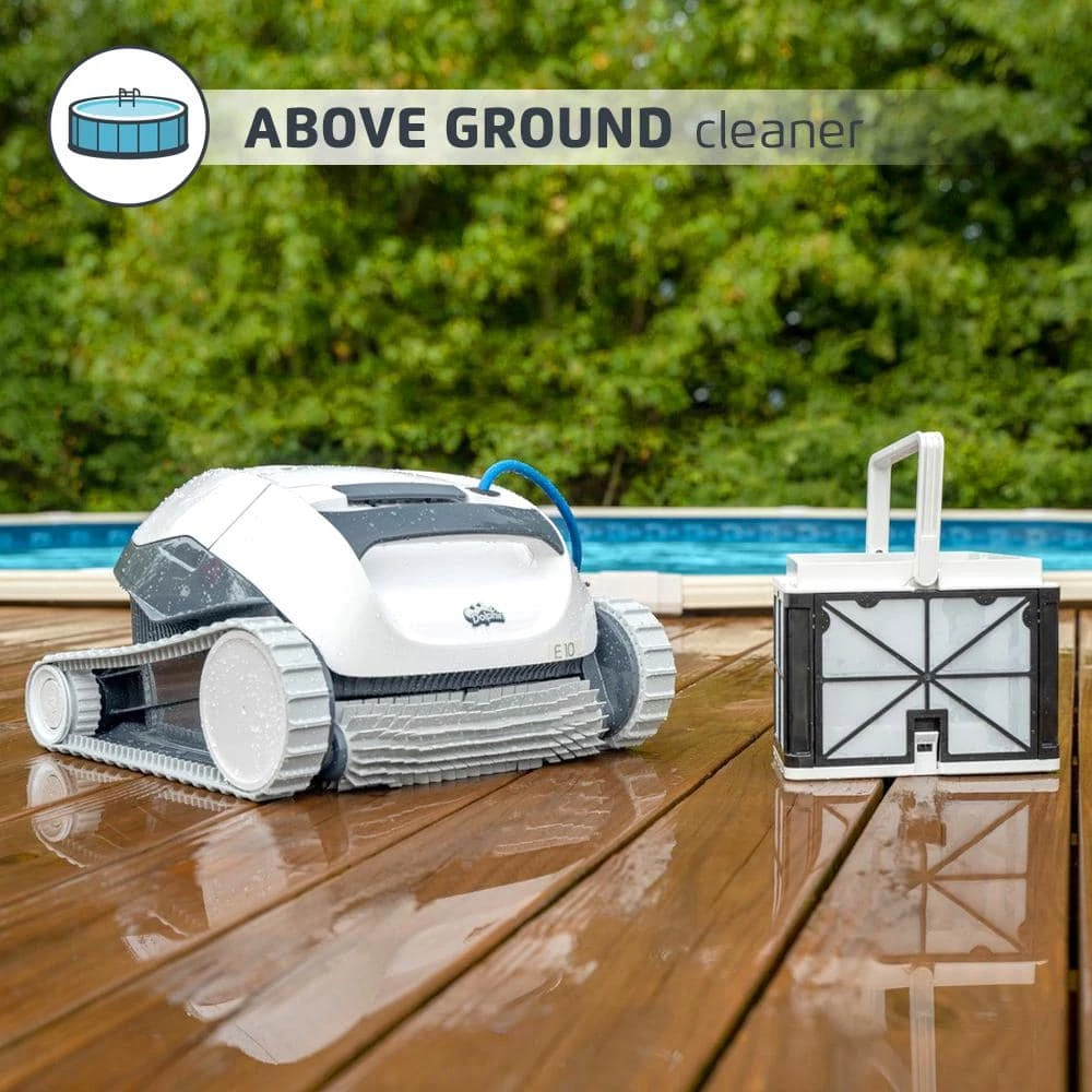 E10 Robotic Vacuum Pool Cleaner for Above Ground Swimming Pools by Dolphin 5 E10 Robotic Vacuum Pool Cleaner for Above Ground Swimming Pools by Dolphin - Image 3
