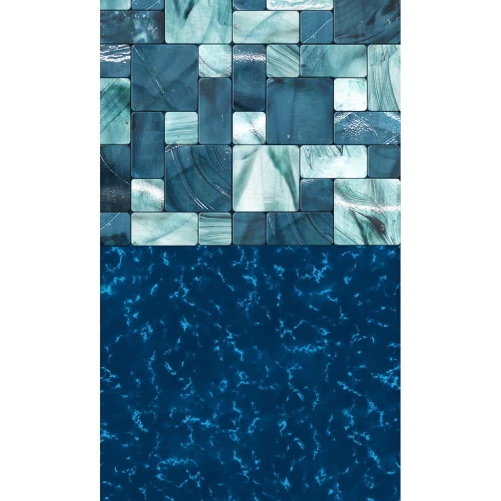 Emerald Coast 24 ft. Round Standard Gauge Overlap Above Ground Pool Liner - 48/54 in. by Blue Wave 3 Emerald Coast 24 ft. Round Standard Gauge Overlap Above Ground Pool Liner - 48/54 in. by Blue Wave