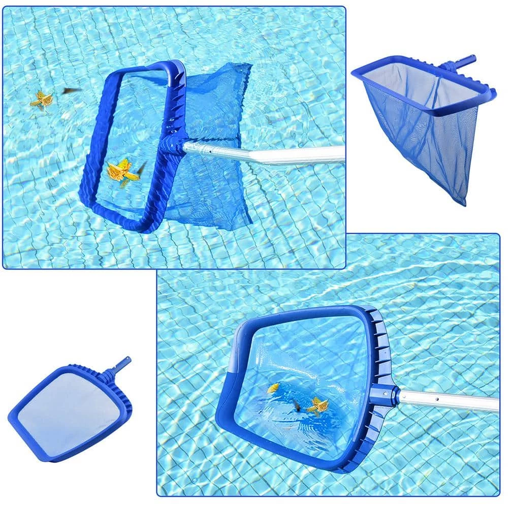 Pool Wall Brush, Rake and Skimmer Net, Professional Heavy Duty Pool Kit for Cleaning - Fits Standard Swimming Pool Poles by EVEAGE 9 Pool Wall Brush, Rake and Skimmer Net, Professional Heavy Duty Pool Kit for Cleaning - Fits Standard Swimming Pool Poles by EVEAGE - Image 7