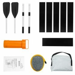 Campingsurvivals 7.5 ft. Portable Inflatable Assault Boat by Winado 14 Campingsurvivals 7.5 ft. Portable Inflatable Assault Boat by Winado -Pool Supplies Sales Store gary pool floats 156200023513 fa 1000