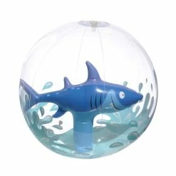 Summer Shark 12 in. Inflatable Beach Ball (3-Pack) by Amscan