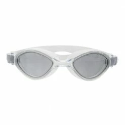 Grey Contemporary Sport Swim Goggles with Tinted Lenses by Poolmaster