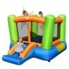 Inflatable Bounce House Kids Jumping Playhouse Indoor and Outdoor Without Blower by Gymax
