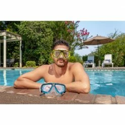 Green Nitro Sport Adult Swim and Dive Mask by Poolmaster -Pool Supplies Sales Store green poolmaster swim gear 00033 1f 1000