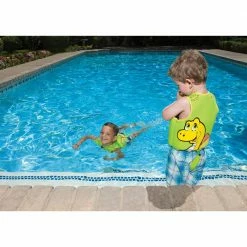 Dino Swimming Pool Float Vest 3-6 Years Old by Poolmaster -Pool Supplies Sales Store green poolmaster swim gear 50567 1f 1000