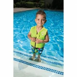 Dino Swimming Pool Float Vest 3-6 Years Old by Poolmaster -Pool Supplies Sales Store green poolmaster swim gear 50567 66 1000