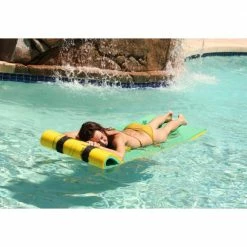 Green/Yellow Tadpole Single Adult Floating Foam Pool Lounger Mat by Aqua Lily Pad 7 Green/Yellow Tadpole Single Adult Floating Foam Pool Lounger Mat by Aqua Lily Pad -Pool Supplies Sales Store green yellow pool floats alpts 4f 1000