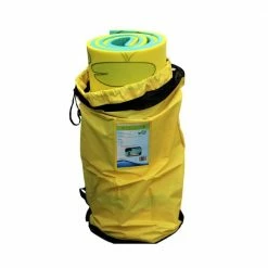 Green/Yellow Tadpole Single Adult Floating Foam Pool Lounger Mat by Aqua Lily Pad