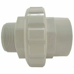 1-1/2 in. Socket x 1-1/2 in. Flush Male/Female Socket Union in White by Hayward