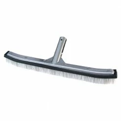 18 in. Swimming Pool & Spa Brush with Deluxe Nylon and Stainless Steel Combination Bristles and Aluminum Back by HDX