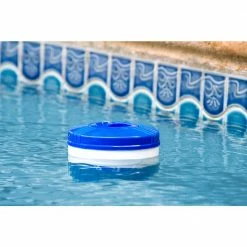 Floating Chlorine / Bromine Dispenser for Spas, Hot Tubs and Small Pools by HDX 12 Floating Chlorine / Bromine Dispenser for Spas, Hot Tubs and Small Pools by HDX -Pool Supplies Sales Store hdx pool chlorinators 62157 1f 1000