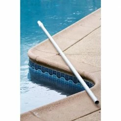 16 ft. x 1 1/4 in. Dia Anodized Aluminum Telescopic Swimming Pool Pole with External Cam Set by HDX