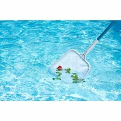 Swimming Pool and Spa Skimmer with 4ft. to 8ft. Telescoping Pole by HDX -Pool Supplies Sales Store hdx pool skimmers 61297 4f 1000