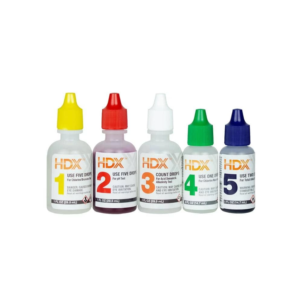 5-Way Swimming Pool and Spa Test Kit by HDX 6 5-Way Swimming Pool and Spa Test Kit by HDX - Image 4