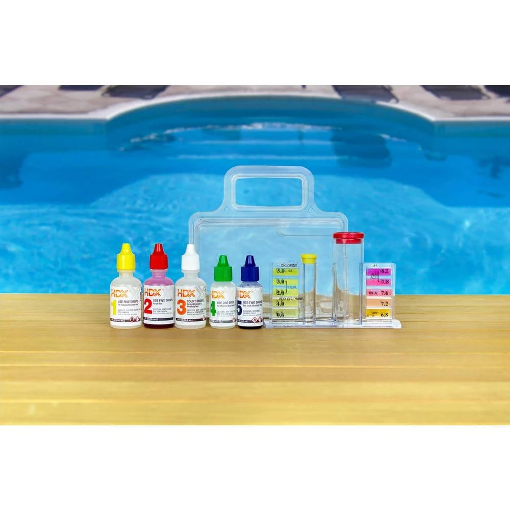 5-Way Swimming Pool and Spa Test Kit by HDX 3 5-Way Swimming Pool and Spa Test Kit by HDX