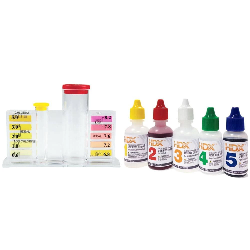 5-Way Swimming Pool and Spa Test Kit by HDX 4 5-Way Swimming Pool and Spa Test Kit by HDX - Image 2