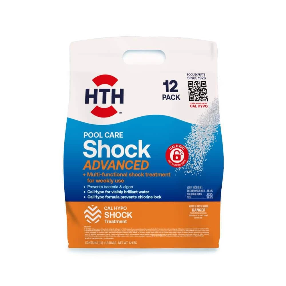12 lbs. Super Pool Shock Treatment (12-Pack of 1 lb. Super Shock) by HTH 3 12 lbs. Super Pool Shock Treatment (12-Pack of 1 lb. Super Shock) by HTH