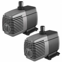 Active Aqua 550 GPH Submersible Hydroponics Pond/ Aquarium Water Pump (2-Pack) by Hydrofarm