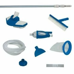 2100 GPH Above Ground Pool 60 sq. ft. Sand Filter Pump with Deluxe Pool Maintenance Kit by Intex 19 2100 GPH Above Ground Pool 60 sq. ft. Sand Filter Pump with Deluxe Pool Maintenance Kit by Intex -Pool Supplies Sales Store intex de pool filters 26645eg 28003e fa 1000