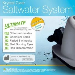 Krystal Clear Saltwater System for 7000 Gal. Above Ground Swimming Pool by Intex -Pool Supplies Sales Store intex pool controls 26667eg 1f 1000
