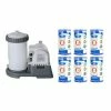 2500 GPH Krystal Clear Pool Filter Pump with GCFI and Type B Cartridge (6-Pack) by Intex -Pool Supplies Sales Store intex pool pumps 28633eg 6 x 29005e 64 1000
