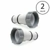 Hose Adapter A with Collar for Threaded Connection Pool Pumps-Pair (2-Pack) by Intex 1 Hose Adapter A with Collar for Threaded Connection Pool Pumps-Pair (2-Pack) by Intex -Pool Supplies Sales Store intex pool replacement parts 2 x 25007 64 1000