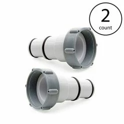 Hose Adapter A with Collar for Threaded Connection Pool Pumps-Pair (2-Pack) by Intex