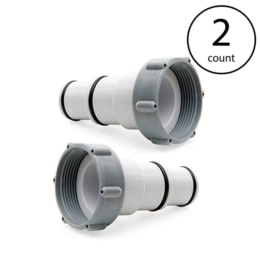 Hose Adapter A with Collar for Threaded Connection Pool Pumps-Pair (2-Pack) by Intex 3 Hose Adapter A with Collar for Threaded Connection Pool Pumps-Pair (2-Pack) by Intex