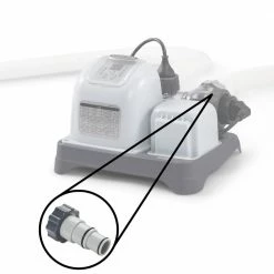 Replacement Hose Adapter A with Collar for Threaded Connection Pumps (Pair) by Intex -Pool Supplies Sales Store intex pool replacement parts 25007 wmt 1f 1000