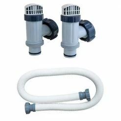 Plunger Valves Replacement Part and Pool Pump Replacement Hose (2-Pack) by Intex