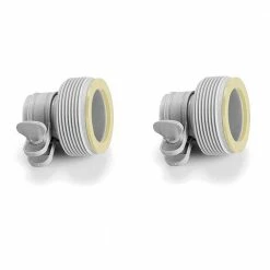 29061E Type B Pool Clamp on Fittings Converter Pool Accessory, Gray by Intex