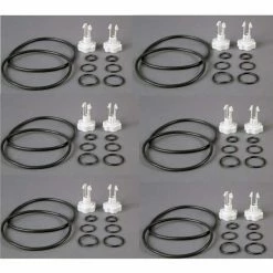 1-1/4 in. 1500 Gal. and Below Filter Pool Pump Replacement Seals Pack Parts (6-Pack) by Intex