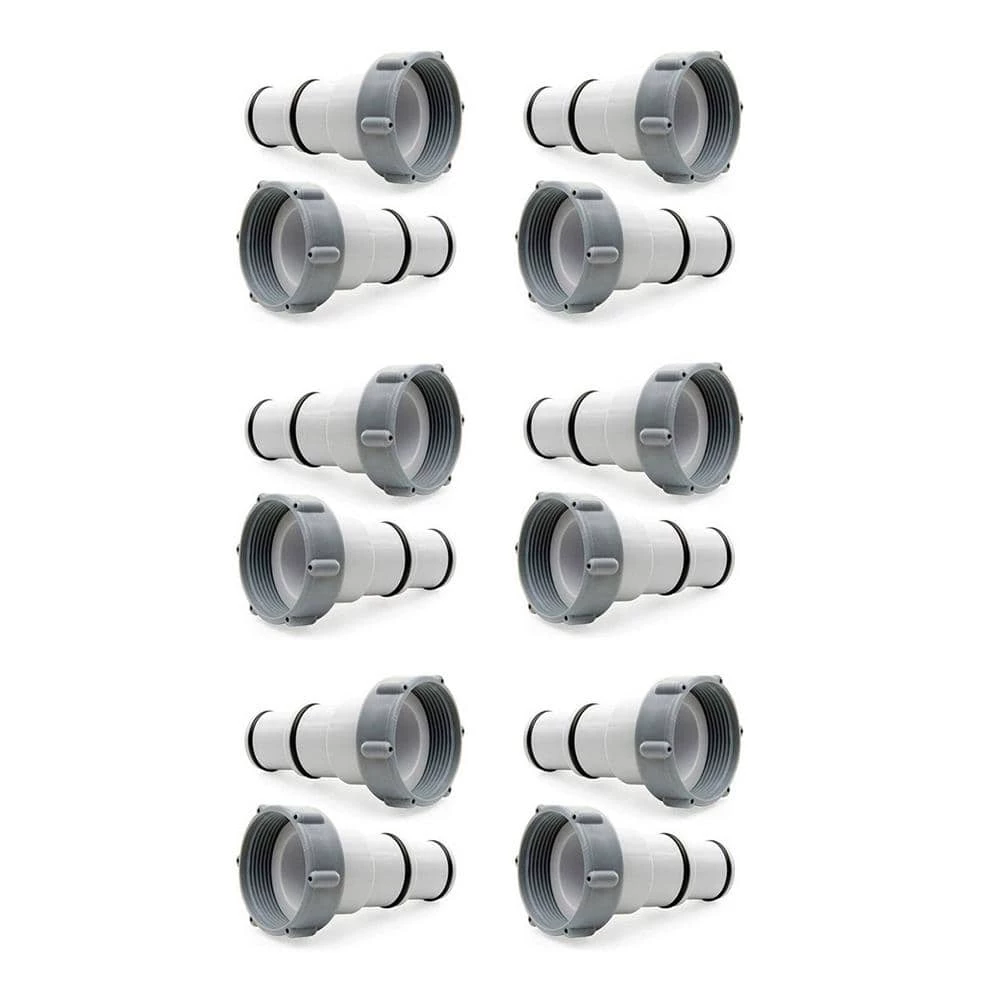Replacement Hose Adapter A with Collar for Connection Pool Pumps-Pair (6-Pack) by Intex 3 Replacement Hose Adapter A with Collar for Connection Pool Pumps-Pair (6-Pack) by Intex