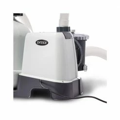 0 sq. ft. Sand Above Ground Pool Filter Pump Bundled with Wall Mount Automatic Skimmer by Intex -Pool Supplies Sales Store intex sand filters 26647eg 28000e 44 1000