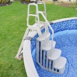 Smart Step and Ladder System Above Ground Swimming Pool by Main Access -Pool Supplies Sales Store main access pool ladders 200100t 44 1000