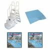 Ladder Steps for Above Ground Pool with Mat Pad Plus 2 Sand Weights by Main Access 1 Ladder Steps for Above Ground Pool with Mat Pad Plus 2 Sand Weights by Main Access -Pool Supplies Sales Store main access pool ladders 200100t 64 1000 2