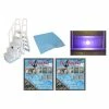 Above Ground Pool Ladder Steps with Pad Plus 2 Weights Plus LED Lite by Main Access