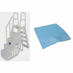 Smart Step/Ladder System for Above Ground Swimming Pool with Pad by Main Access