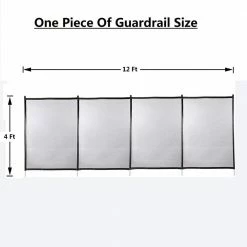 4 ft. x 12 ft. Outdoor Safety Fence for In-Ground Pools by Mondawe -Pool Supplies Sales Store mondawe pool safety equipment pg1 by895 76 1000