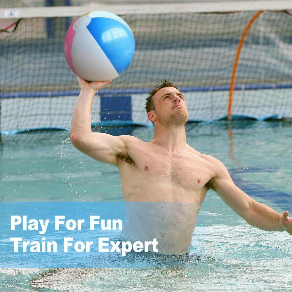 12 in. Dia Inflatable Beach Balls - Summer Beach Pool Party Supplies Fun Floating Toys (12-Pack) by Novelty Place 6 12 in. Dia Inflatable Beach Balls - Summer Beach Pool Party Supplies Fun Floating Toys (12-Pack) by Novelty Place - Image 4