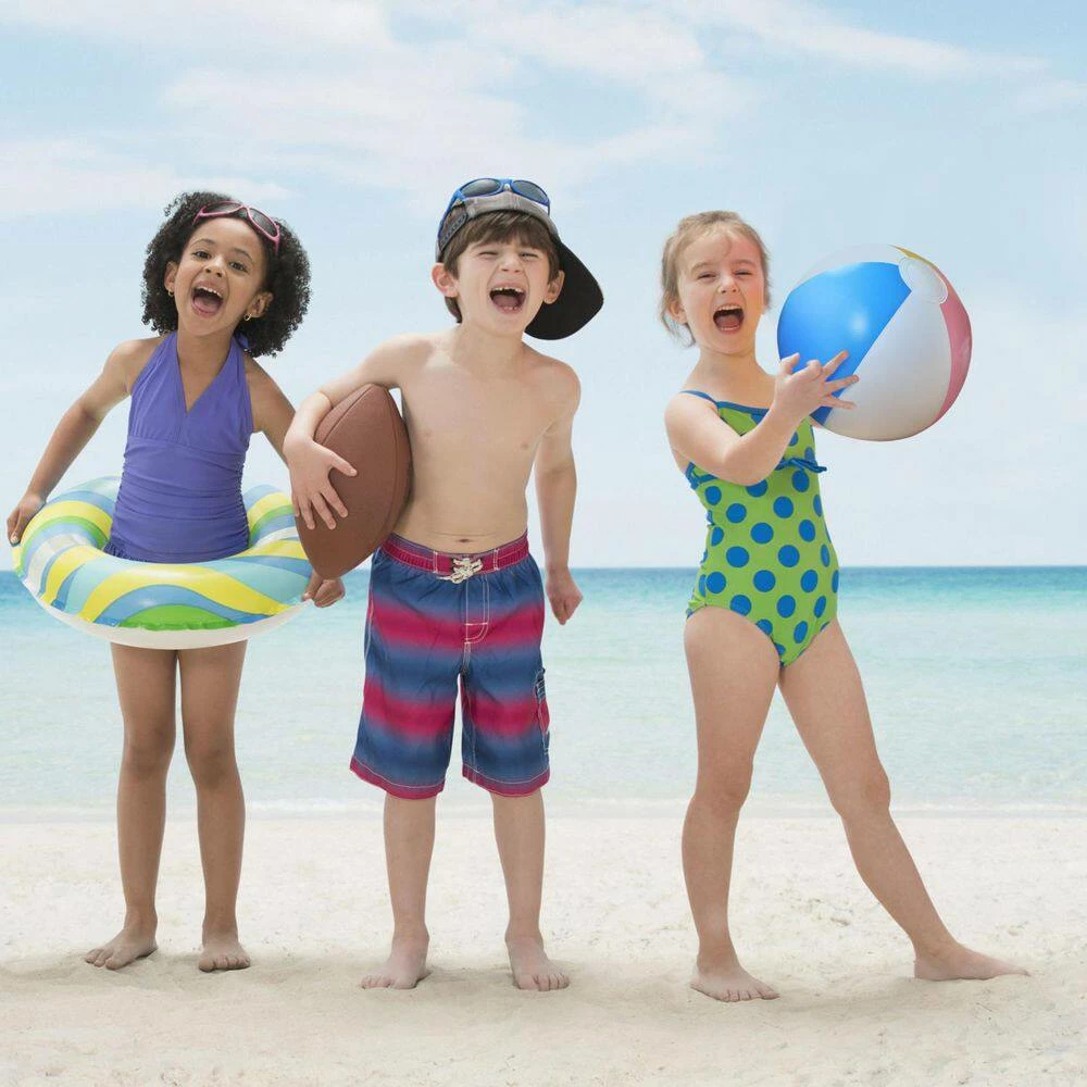 12 in. Dia Inflatable Beach Balls - Summer Beach Pool Party Supplies Fun Floating Toys (12-Pack) by Novelty Place 9 12 in. Dia Inflatable Beach Balls - Summer Beach Pool Party Supplies Fun Floating Toys (12-Pack) by Novelty Place - Image 7