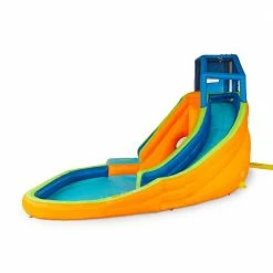 Multi Polyester Sidewinder Falls Inflatable Water Park Play Pool with Slides and Blower by BANZAI 9 Multi Polyester Sidewinder Falls Inflatable Water Park Play Pool with Slides and Blower by BANZAI -Pool Supplies Sales Store multi banzai pool toys ban 23524 4f 1000