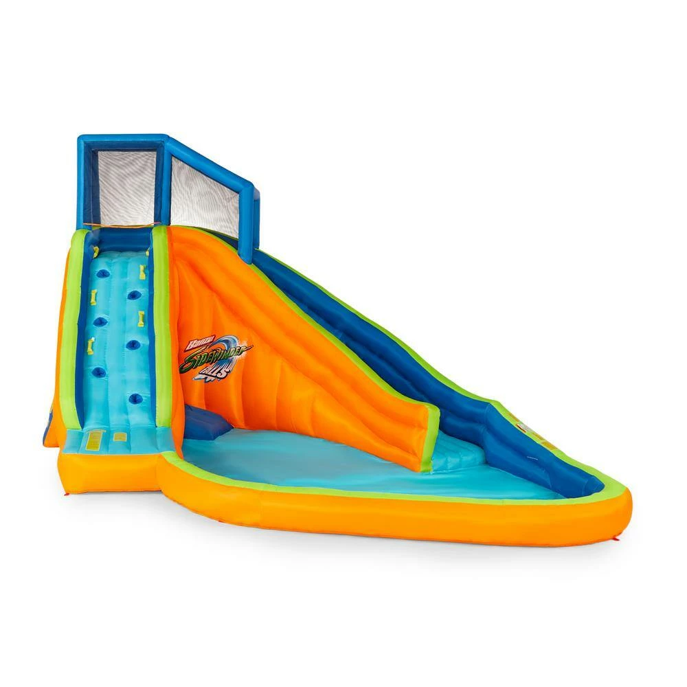 Multi Polyester Sidewinder Falls Inflatable Water Park Play Pool with Slides and Blower by BANZAI 4 Multi Polyester Sidewinder Falls Inflatable Water Park Play Pool with Slides and Blower by BANZAI - Image 2