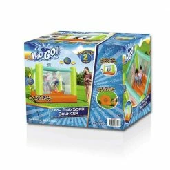 Jump and Soar Outdoor Indoor Backyard Inflatable Bounce with Pump and Bag by Bestway -Pool Supplies Sales Store multi bestway pool toys 53395e bw 76 1000