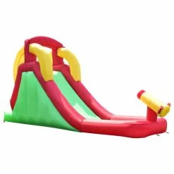 Multi-Color Inflatable Moonwalk Water Slide Bounce House Bouncer Kids Jumper Climbing by Costway