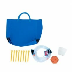 Multi-Color Kids Inflatable Water Slide Bounce Park Splash Pool with Water Cannon and 480-Watt Blower by Costway -Pool Supplies Sales Store multi color costway pool toys op70144 66 1000