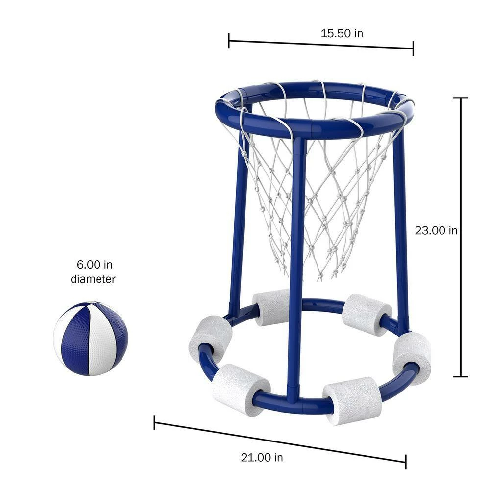 Basketball Hoop Pool Toy Set by Hey! Play! 4 Basketball Hoop Pool Toy Set by Hey! Play! - Image 2